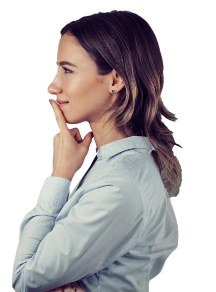 Thinking-Woman-PNG-Photo The Complete Web Development Course 2023-2024