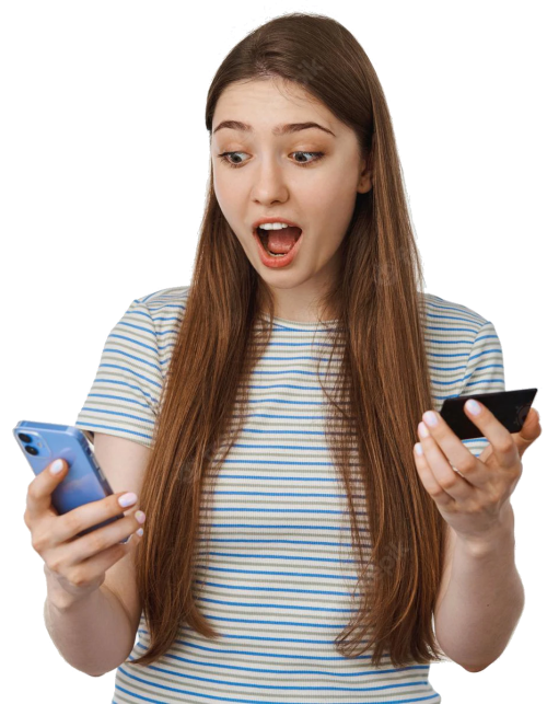 cellular-technology-concept-smiling-young-woman-looking-mobile-phone-sceen-with-satisfied-face-expression-white-background_176420-48458 Canva Pro Free Team links 2023